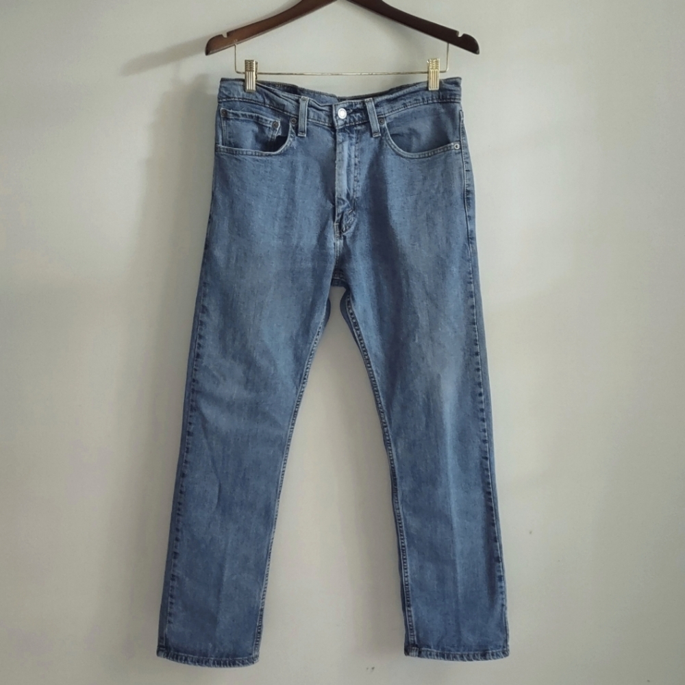 Levi's 505 Straight Leg Men's Blue Jeans